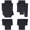 Automobilių kilimėlis 4 pcs Juoda Guma