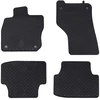 Automobilių kilimėlis 4 pcs Juoda Guma