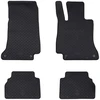 Automobilių kilimėlis 4 pcs Juoda Guma