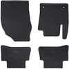 Automobilių kilimėlis 4 pcs Juoda Guma