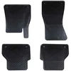Automobilių kilimėlis 4 pcs Juoda Guma