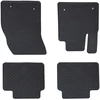 Automobilių kilimėlis 4 pcs Juoda Guma
