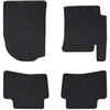 Automobilių kilimėlis 4 pcs Juoda tinka Kia RIO, STONIC 2017-