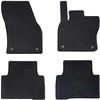 Automobilių kilimėlis 4 pcs Juoda tinka VW TIGUAN 2016-2023