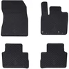Automobilių kilimėlis 4 pcs Juoda tinka Nissan QASHQAI 2021-