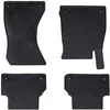 Automobilių kilimėlis 4 pcs Juoda tinka Audi A4 B9 2015-2024