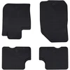 Automobilių kilimėlis 4 pcs Juoda Tinka DACIA DUSTER 2010-2017
