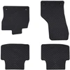 Automobilių kilimėlis 4 pcs Juoda Tinka VW PASSAT B8 2014-2023