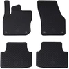Automobilių kilimėlis 4 pcs Juoda tinka VW TIGUAN TDI 2024-