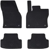 Automobilių kilimėlis 4 pcs Juoda tinka sėdimui ATECA 2016-