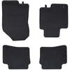 Automobilių kilimėlis 4 pcs Juoda Tinka Hyundai i20 2020- Guma