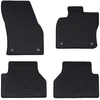 Automobilių kilimėlis 4 pcs Juoda tinkamas VW CADDY 2020- Guma