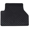 Automobilių kilimėlis 4 pcs Juoda tinkamas VW CADDY 2020- Guma