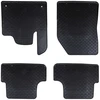 Automobilių kilimėlis 4 pcs Juodas Guma