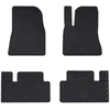 Automobilių kilimėlis 4 pcs Juodas Guma