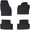 Automobilių kilimėlis 4 pcs Juodas Guma