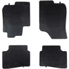 Automobilių kilimėlis 4 pcs Juodas Guma