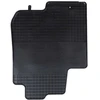 Automobilių kilimėlis 4 pcs Juodas Guma