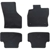 Automobilių kilimėlis 4 pcs Juodas tinka Audi A3 2012-2020 Guma