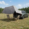 Automobilių palapinė Pilka ir oranžinė 350 x 250 cm