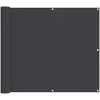 Balkono Ekranas Juodas 100 x 200 cm Oksfordo audinys