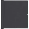 Balkono Ekranas Juodas 120 x 200 cm PU dengtas oksfordas alu