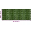 Balkono uždanga su lapais Žalia 400 x 150 cm