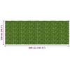Balkono uždanga su lapais Žalia ir geltona 400 x 150 cm