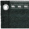Balkono uždanga Tamsiai žalia 120 x 700 cm HDPE ir aliuminis