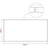 Balkono uždanga 150 x 300 cm Audinys su PU danga