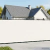 Balkono uždanga 1,8 x 25 m Audinys su PU danga Balta