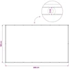 Balkono privatumo ekranas 180 x 300 cm Audinys su PU danga
