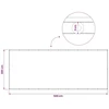Balkono uždanga 200 x 500 cm Audinys su PU danga
