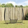 Beisbolo treniruočių tinklas Juoda 250 x 106 x 209 cm