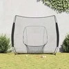 Beisbolo treniruočių tinklas Juoda 250 x 106 x 209 cm