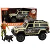 Lean Toys Mašinėlė Off-Road Hunting Car Hunter Bear Lights Sounds rusvai gelsvas
