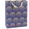 Lean Mėlyna Dovanų maišelis Elegant Gold Stars Navy Mėlyna 32 x 26 x 12 cm
