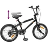 BMX Dviratis 20 Colių 9 metų amžiaus Juoda