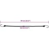 Bungee virvelės su juostelėmis ir kabliukais, 25vnt., 59cm
