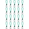 TV staliukas Bungee virvelės su kabliukais, 20vnt., 15cm