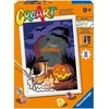 Dėlionė Tapyba pagal skaičius Halloween CreArt 23713 Ravensburger