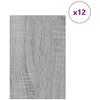 Dekoratyvinės Panelės 12 vnt. Pilka Sonoma 40 x 60 x 0,27 cm
