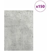Dekoratyvinės Panelės 150 pcs Betono pilka 15 x 21 x 0.27 cm