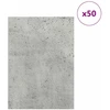 Dekoratyvinės Panelės 50 pcs Betono pilka 30 x 42 x 0.27 cm