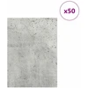 Dekoratyvinės Panelės 50 pcs Betono pilka 15 x 21 x 0.27 cm