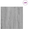 Dekoratyvinės Panelės 50 pcs Pilkas Sonoma 30 x 30 x 0.27 cm