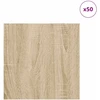 Dekoratyvinės Panelės 50 pcs Sonoma ąžuolas 30 x 30 x 0.27 cm