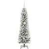 Dirbtinė Kalėdų eglutė Balta 150 cm PVC ir Metalas ir Plastikas