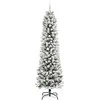 Dirbtinė Kalėdų eglutė Balta 240 cm PVC ir Metalas ir Plastikas