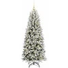Dirbtinė Kalėdų eglutė su 150 LED s stovu Balta 150 cm